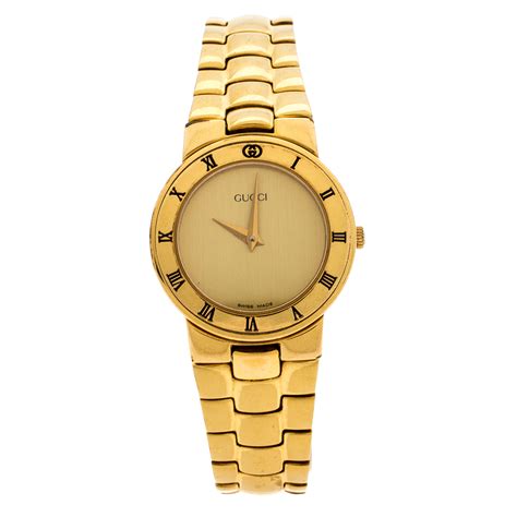 gold gucci watches for women|gucci diamond watches for women.